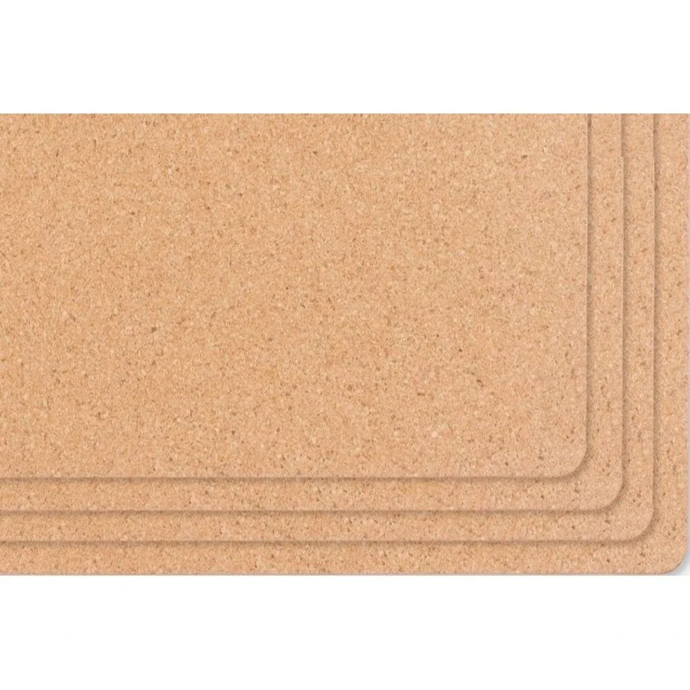 Set of 4 Hard Placemats w/Cork Back (12